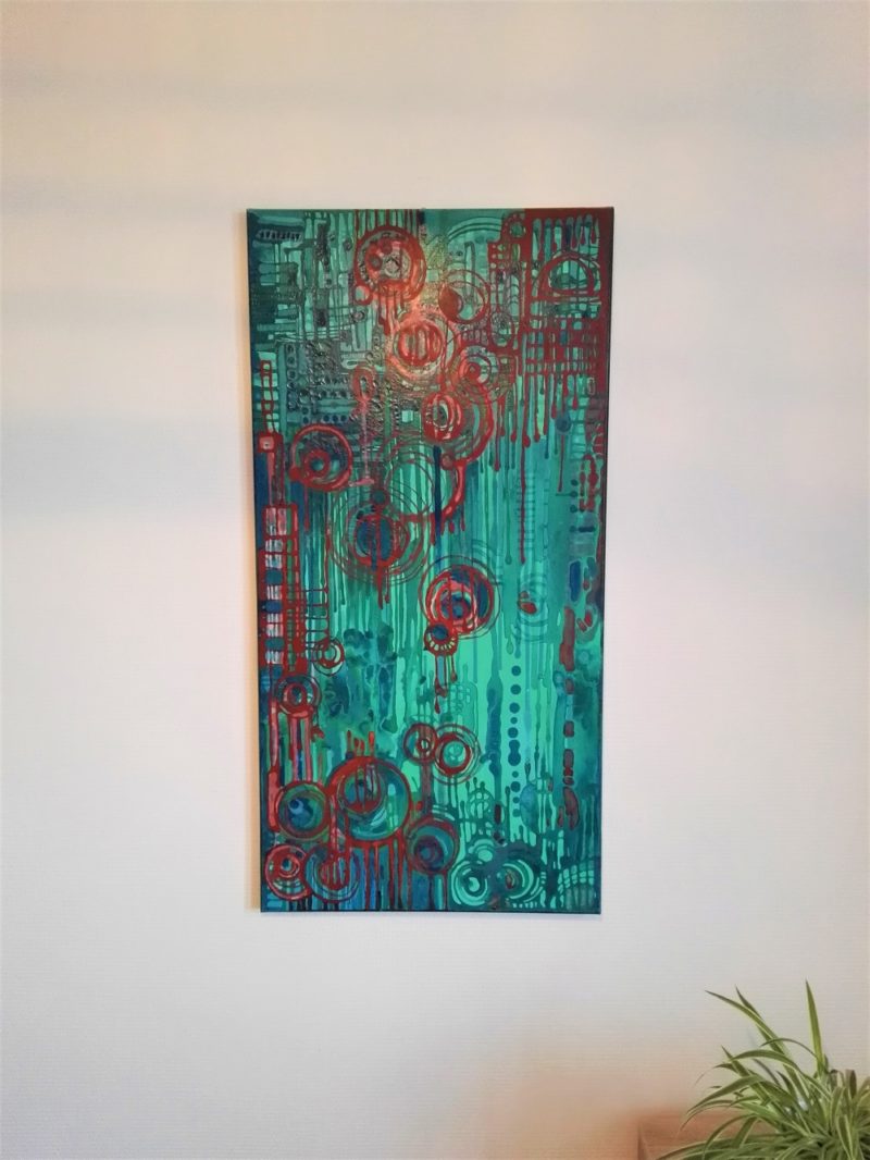 peinture acrylique semiramis