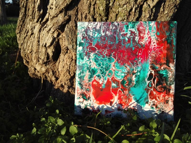 petit tableau acrylique