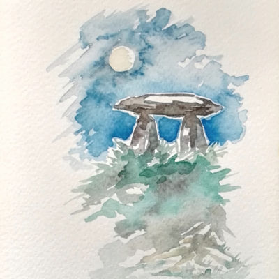 aquarelle dolmen