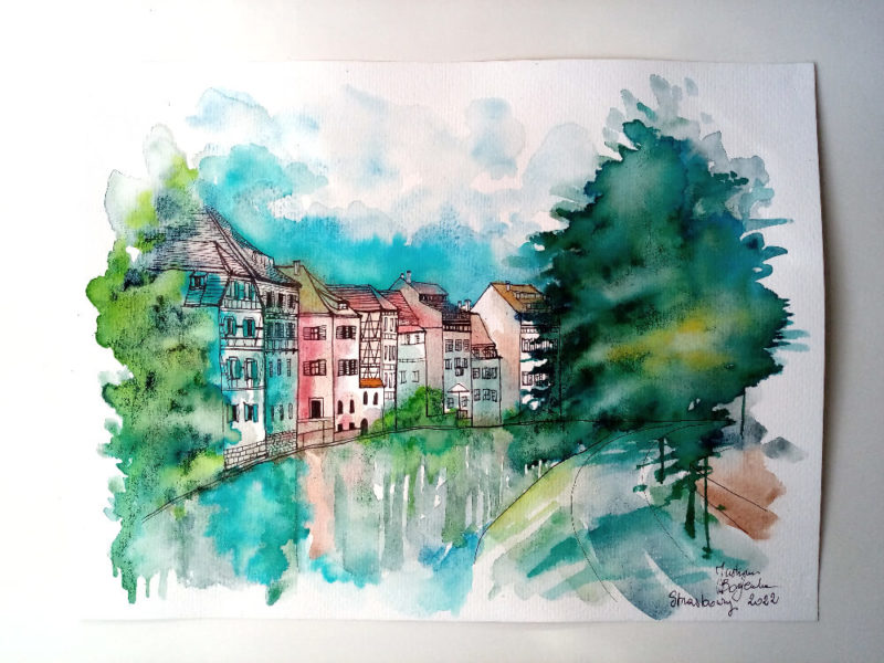 aquarelle strasbourg2 (1)