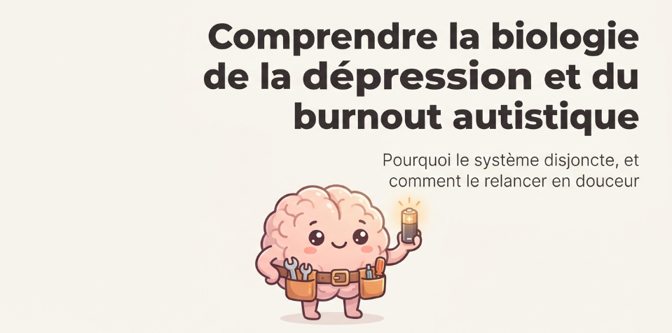 Comprendre la biologie de la dépression et du burnout autistique